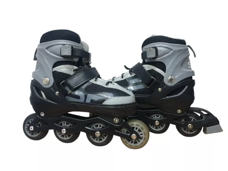 SPOKEY ROLKI QUATTRO REGULOWANE 38-41 CZARNO SZARE