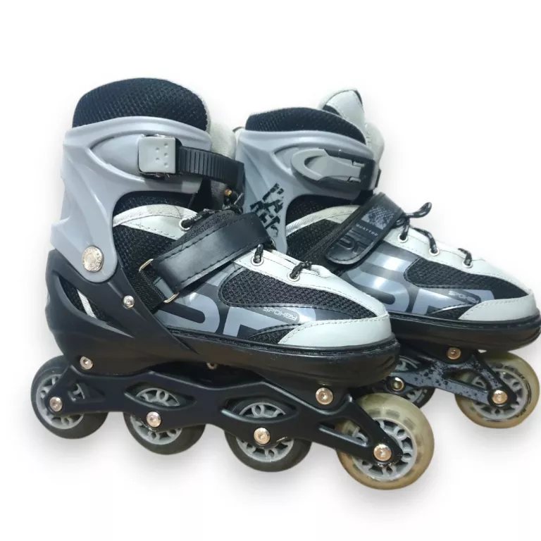 SPOKEY ROLKI QUATTRO REGULOWANE 38-41 CZARNO SZARE