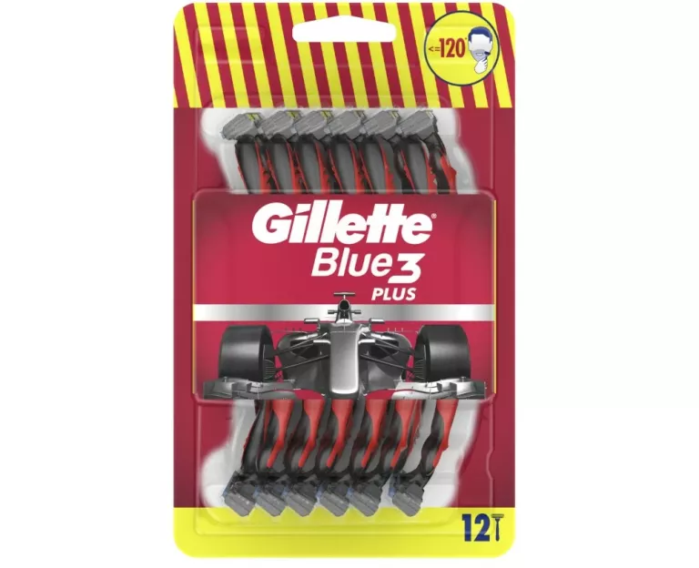 MASZYNKI DO GOLENIA GILLETTE BLUE 3 PLUS 12SZT. 8700216148146