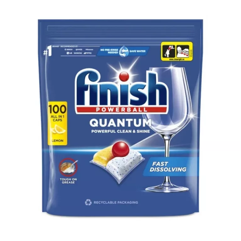 TABLETKI DO ZMYWARKI FINISH QUANTUM 100 LEMON