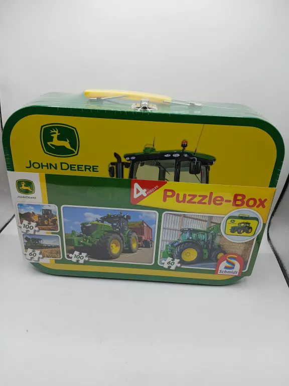 PUZZLE-BOX JOHN DEERE TRAKTORY 56497 364X244MM 5+ ZAFOLIOWANE