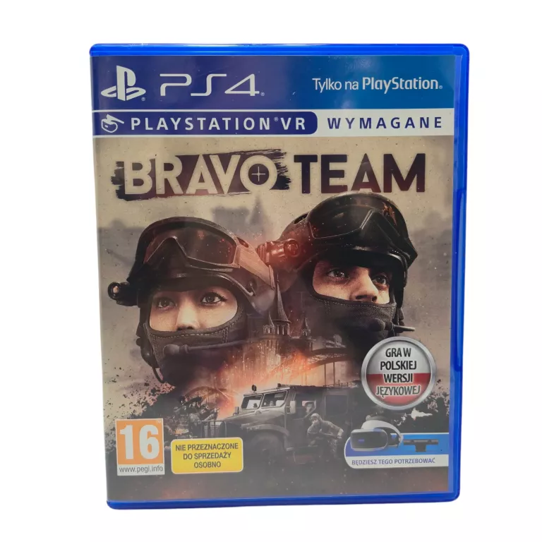 GRA NA KONSOLĘ SONY PS4 BRAVO TEAM VR