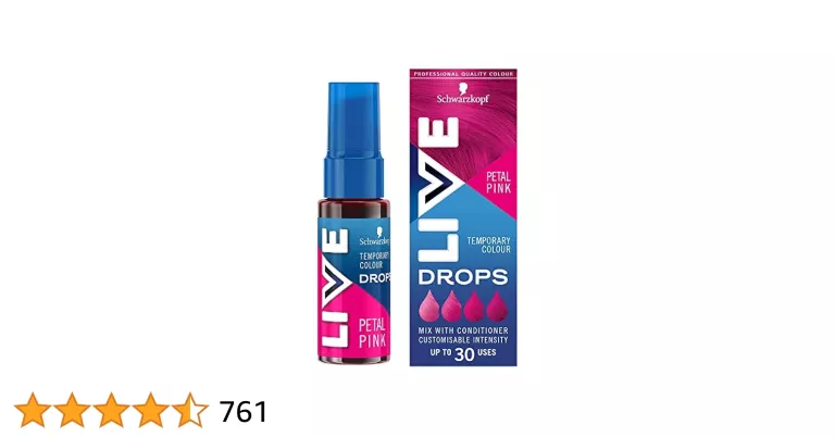 SCHWARZKOPF LIVE DROPS PÓŁTRWAŁA FARBA DO WŁOSÓW PETAL PINK 30ML