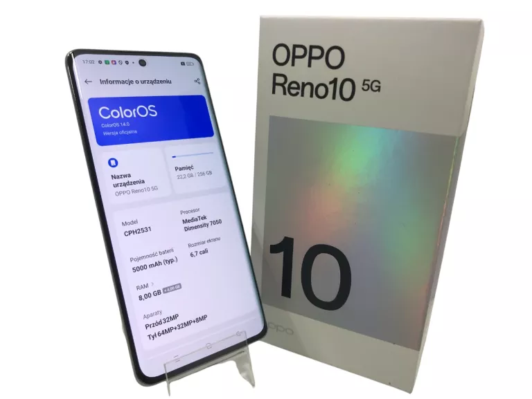 TELEFON OPPO RENO 10 5G 8/256GB 8954613265489546