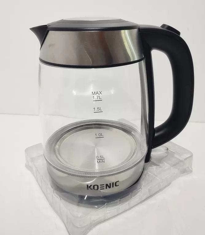 CZAJNIK ELEKTRYCZNY KOENIC GLASS WATER KETTLE KWK 2220 #KOMPLET + GWARANCJ