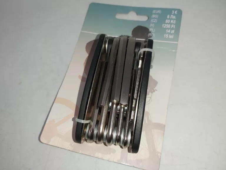 UNIWERSALNY KLUCZ ROWEROWY 15 W 1 TEDI
