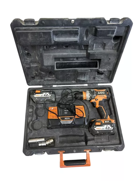 WIERTARKO WKRĘTARKA UDAROWA AEG BSB 18 CBL LI-402C WALIZKA
