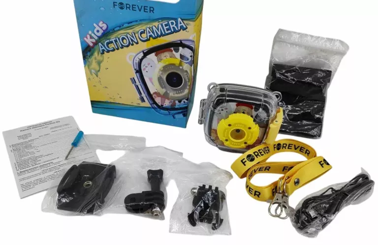 KAMERA SPORTOWA DLA DZIECI WODOODPORNA FOREVER KIDS ACTION CAMERA K2