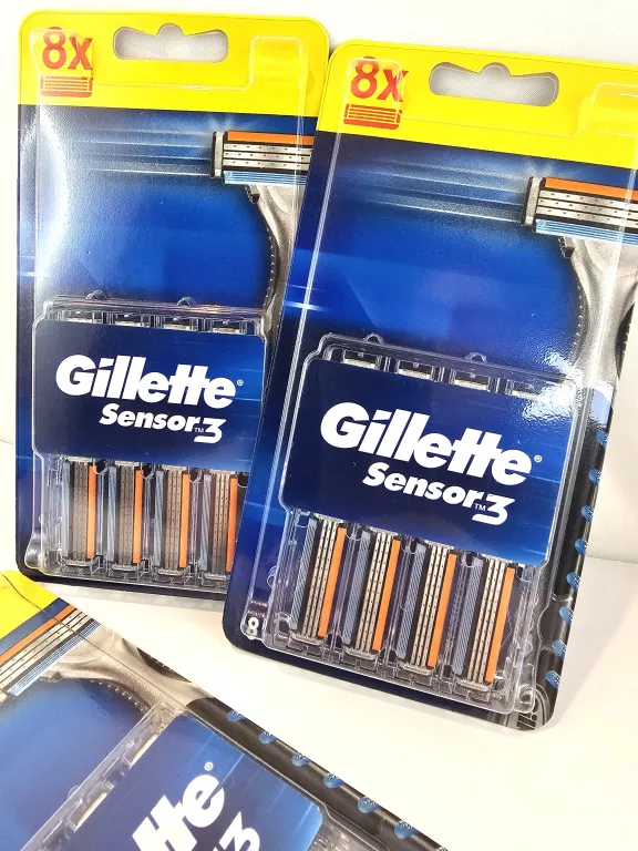 GILLETTE BLUE 3 SENSOR WKŁADY OSTRZA 8 SZT