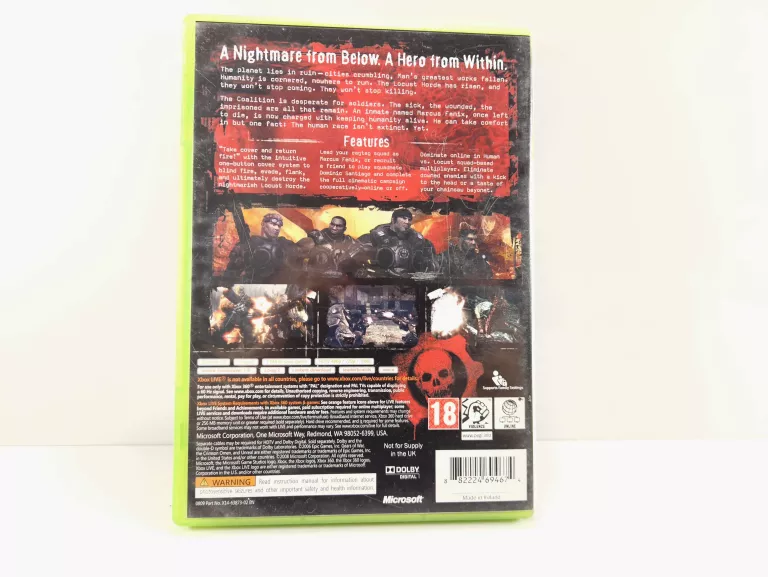 GRA XBOX 360 GEARS OF WAR