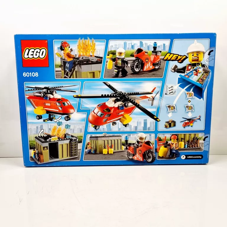 LEGO 60108 CITY - HELIKOPTER STRAŻACKI