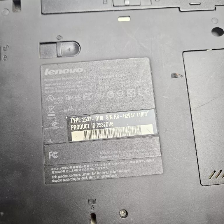 LAPTOP LENOVO THINKPAD T410 6GB INTEL I5