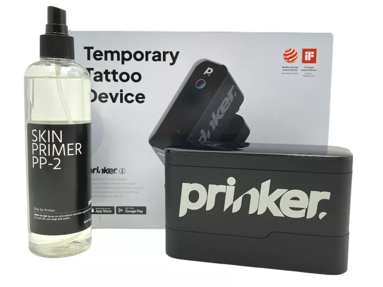 PRZENOŚNA DRUKARKA BLUETOOTH DO TATUAŻY ZMYWALNYCH PRINKER S 1000 X 22 MM