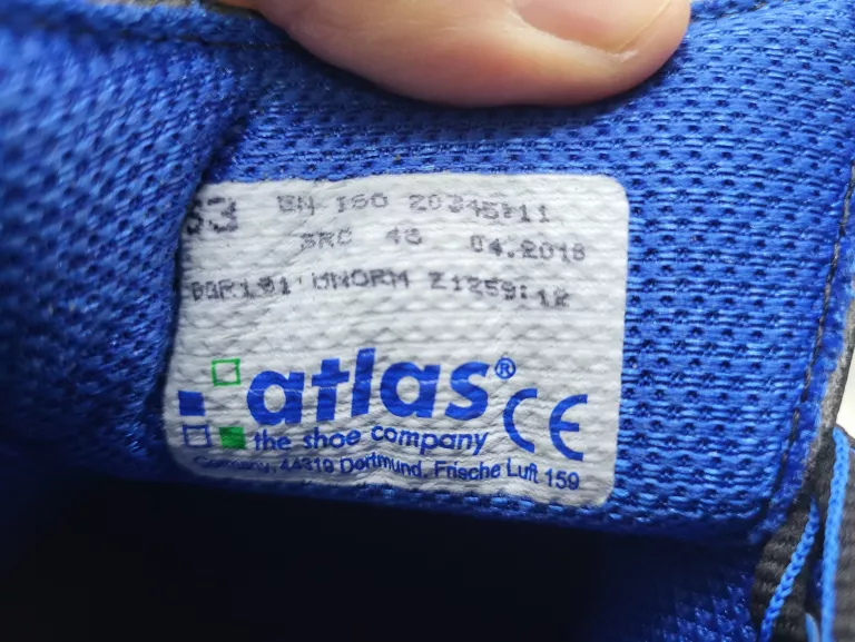 BUTY ROBOCZE ATLAS ANATOMIC BAU 450 ROZ 41  PUDEŁKO