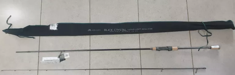 WĘDKA SPINNINGOWA MIKADO BLACK CRYSTAL UL SPIN 2-10 G 126 CM - 238 CM