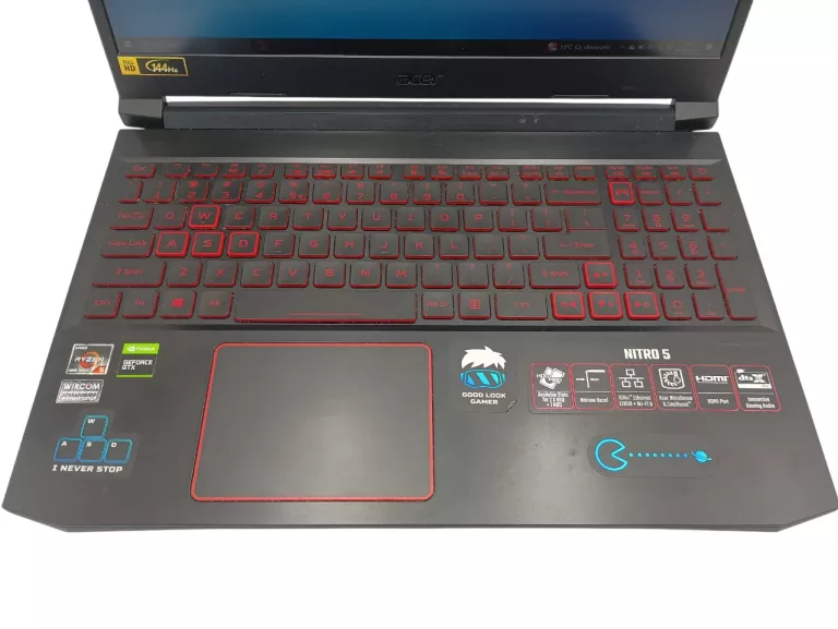 LAPTOP ACER NITRO 5 AN515-44 15,6'' RYZEN 5 4600H 8/512GB SSD GTX 1650TI