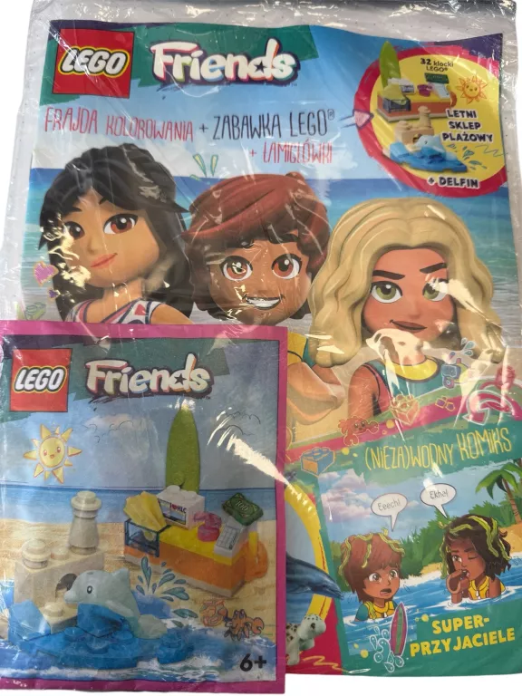LEGO FRIENDS 4 / 2023 LETNI SKLEP PLAŻOWY + DELFIN LEGO