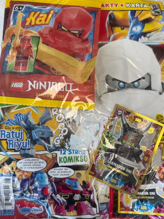 GAZETA MAGAZYN LEGO NINJAGO 8/2023 + KLOCKI