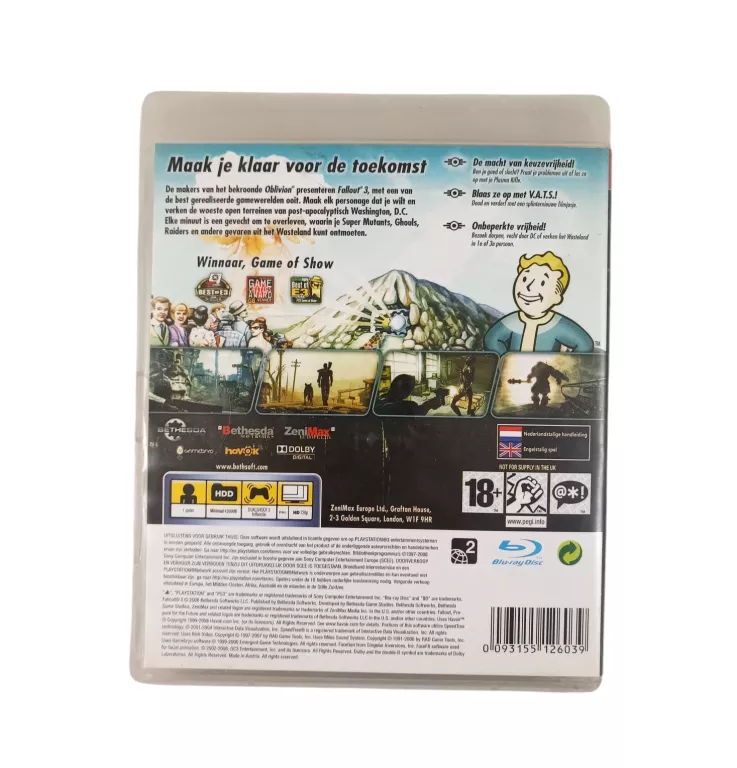 GRA NA PS3 FALLOUT 3