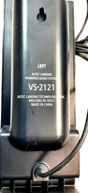 GŁOŚNIKI KOMPUTEROWE ALTEC LANSING + SUBWOOFER - ANGIELSKA WTYCZKA
