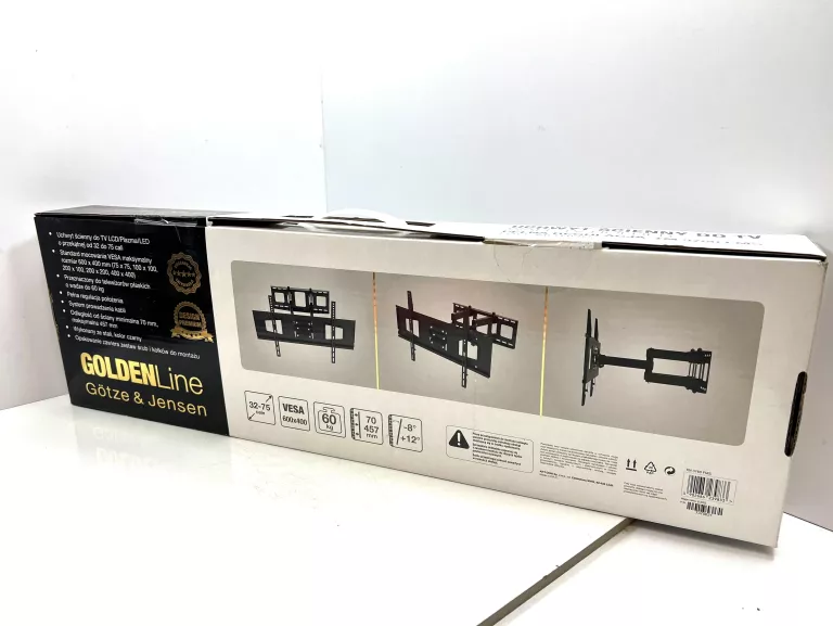 UCHWYT ŚCIENNY NA TV GOLDENLINE GOTZE & JENSEN 32-75 CALI TM 3760 FMS