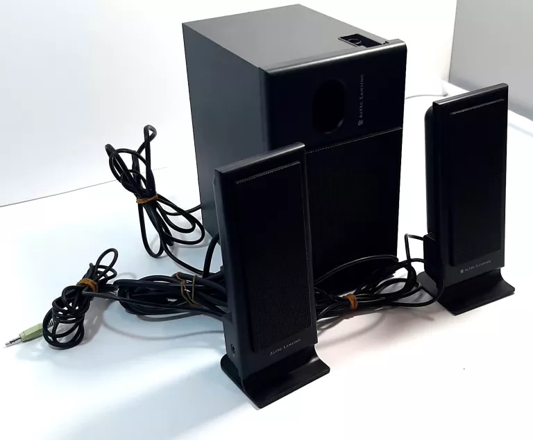 GŁOŚNIKI KOMPUTEROWE ALTEC LANSING + SUBWOOFER - ANGIELSKA WTYCZKA