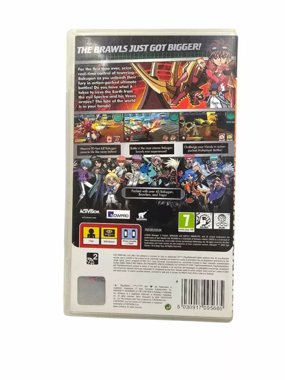 BAKUGAN DEFENDERS OF THE CORE PSP