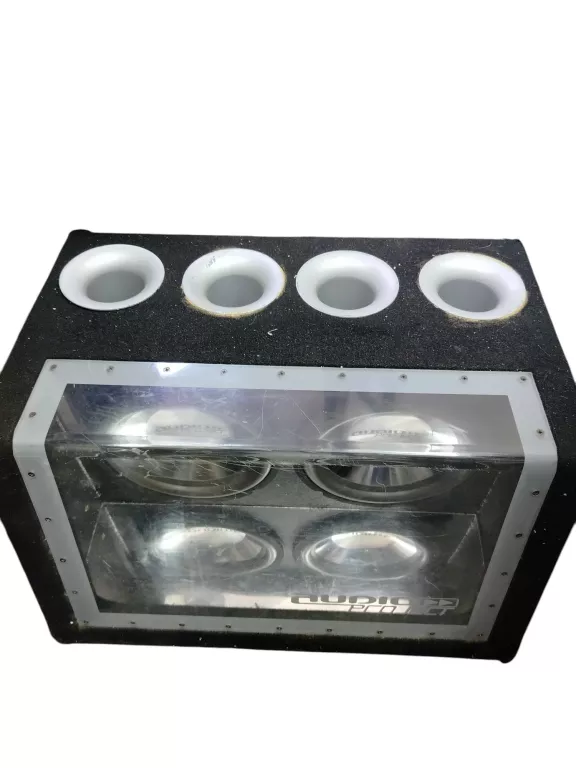TUBA SAMOCHODOWA AUDIO PROJEKT ZE WZMACNIACZEM CRUNCH GTX 2200