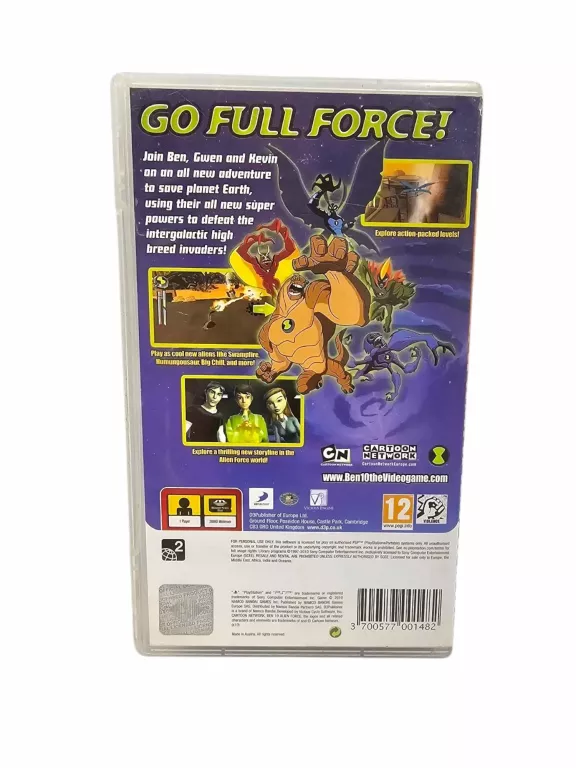 GRA PSP BEN 10: ALIEN FORCE THE GAME
