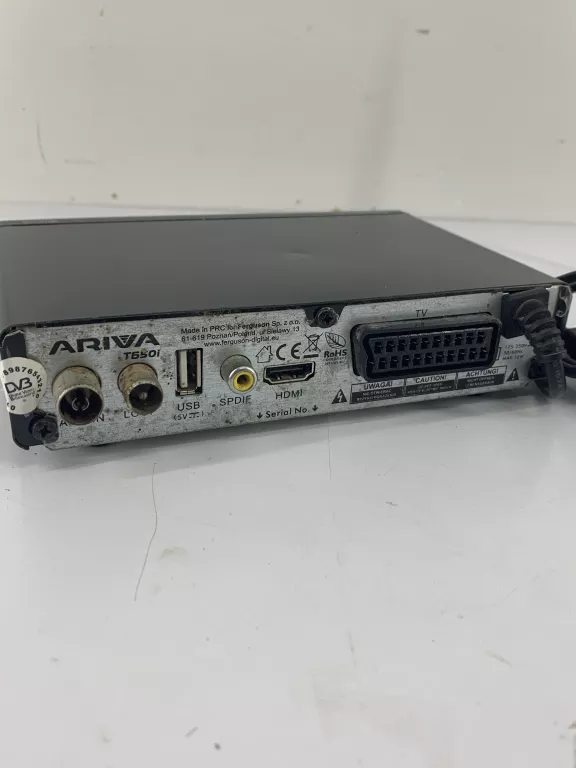 DEKODER DVBT T2 ARIVA T650I