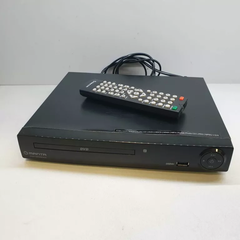 ODTWARZACZ DVD MANTA RTV072 + PILOT