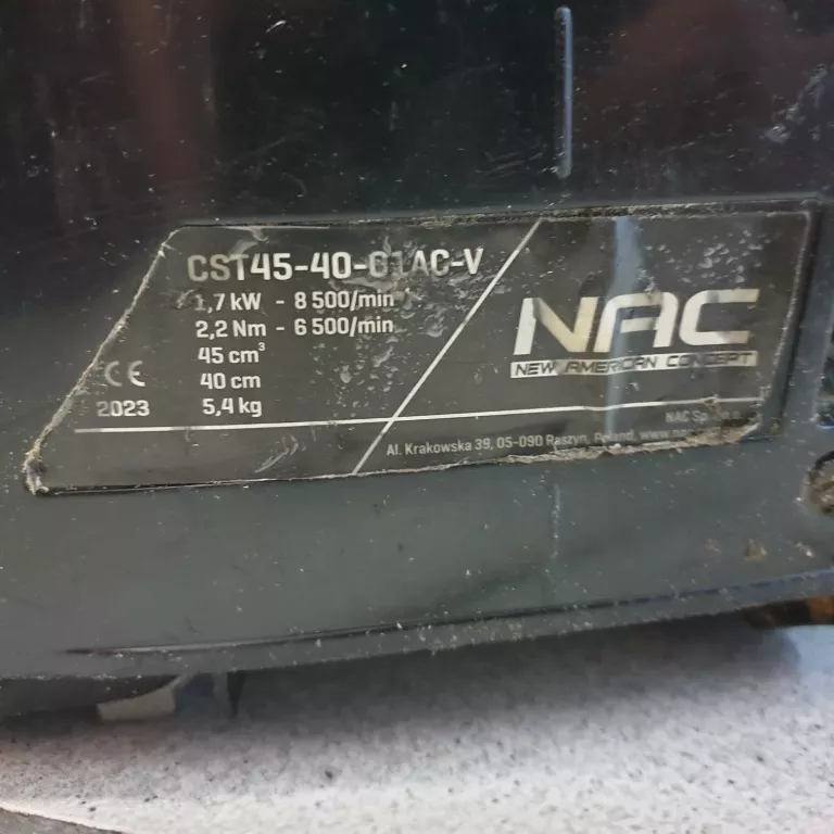 PIŁA SPALINOWA NAC CST45-40-01AC-EM1-V