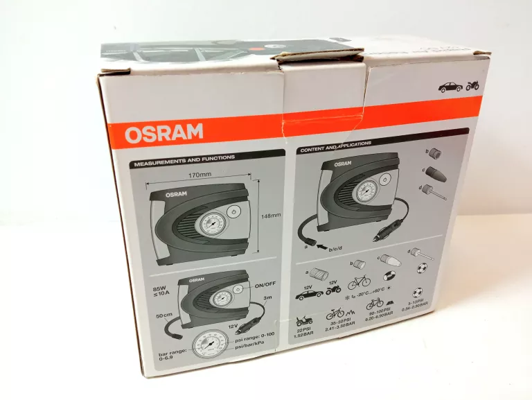 OSRAM RAPID AIR ESSENTIAL, OTI610, ZASILANA Z GNIAZDA
