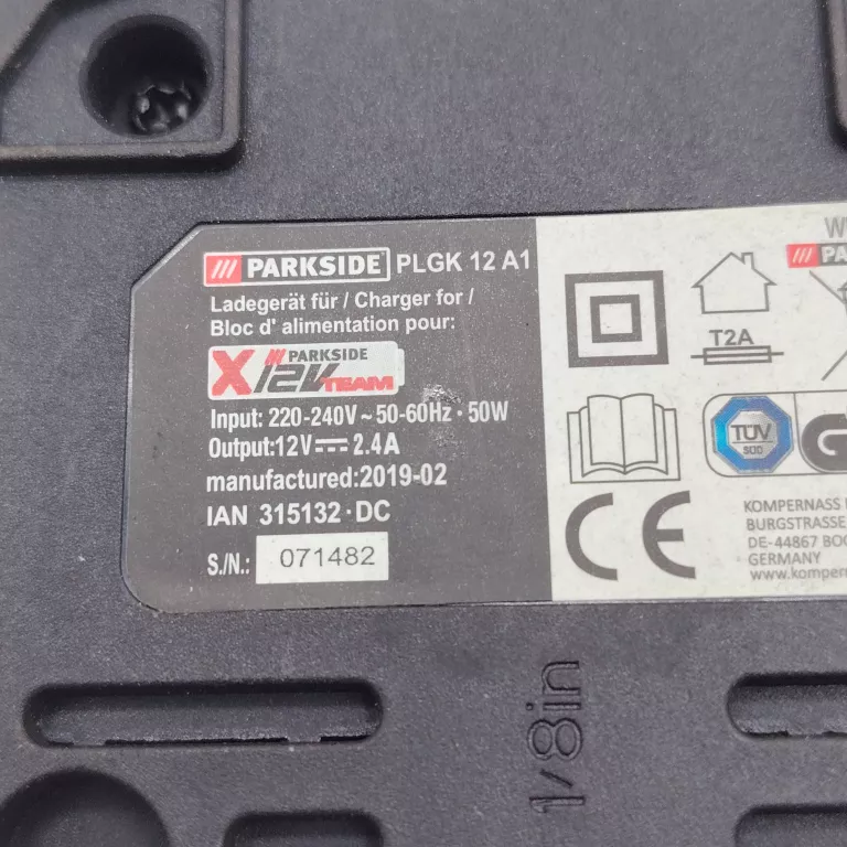 ŁADOWARKA PARKSIDE PLGK 12 A1 !!!WARTO!!!