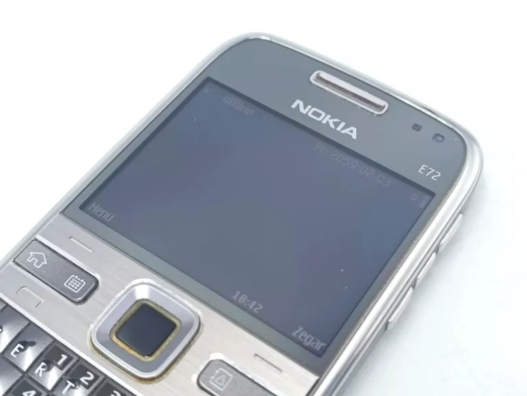 NOKIA E72 SREBRNA 5MPX