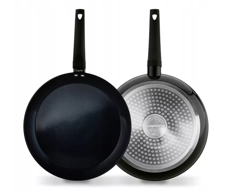 PATELNIA CERAMICZNA INDUKCJA DUŻA GAZ SOLIDNA KONIGHOFFER TRISTE BLACK 28C