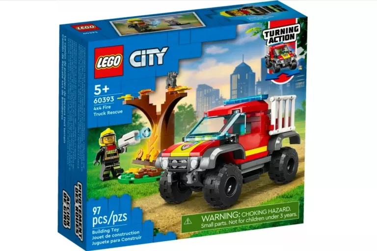 LEGO CITY 60393 WÓZ STRAŻACKI 4X4 – MISJA RATUNKOWA OUTLET