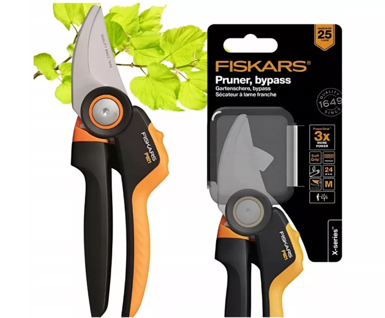 SEKATOR FISKARS P921 M OGRODOWY NOŻYCOWY DO ŚWIEŻYCH GAŁĘZI OBROTOWA RĄCZK