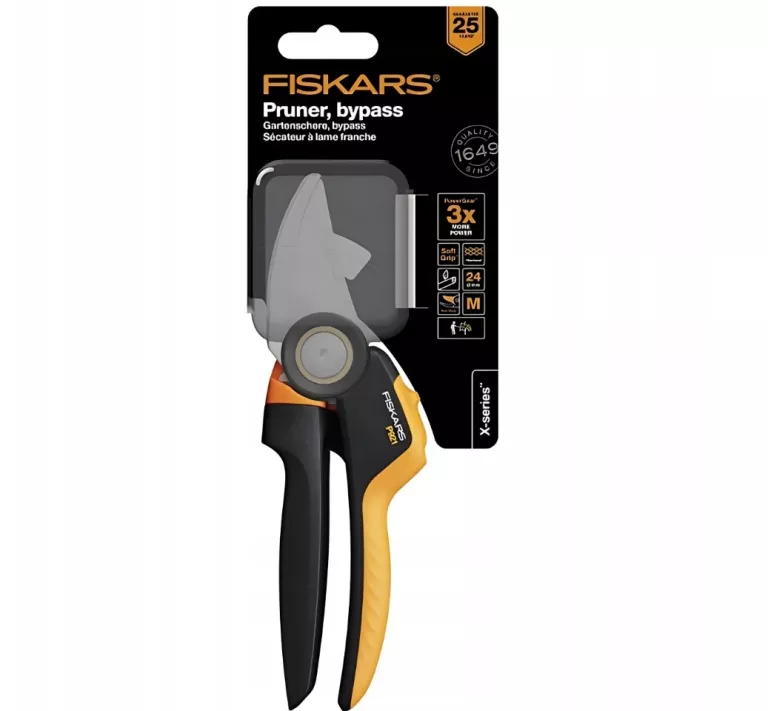 SEKATOR FISKARS P921 M OGRODOWY NOŻYCOWY DO ŚWIEŻYCH GAŁĘZI OBROTOWA RĄCZK