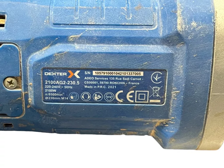 SZLIFIERKA KĄTOWA DEXTER 2100AG2-230,5 2100W