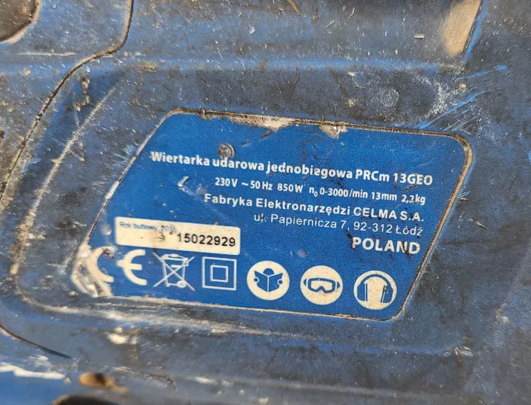 WIERTARKA UDAROWA CELMA PRCM 13 GEO 850W