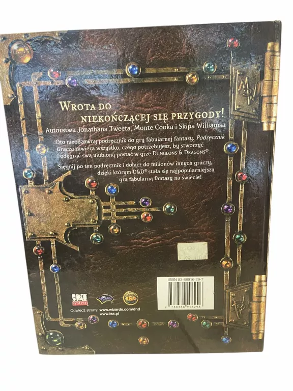 D&D PODRĘCZNIK GRACZA PODRĘCZNIK ŹRÓDŁOWY I