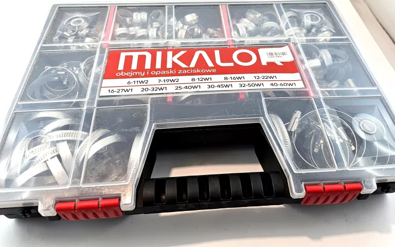 MIKALOR OBEJMY OPASKI ZACISKOWE 305 SZT. WALIZKA