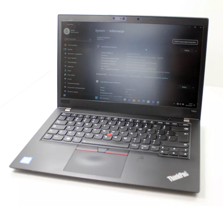 LENOVO THINKPAD T480S I5/8GB RAM/256GB SSD/WIN11