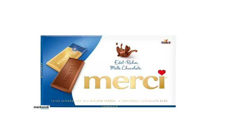 CZEKOLADA MLECZNA MERCI 100 G