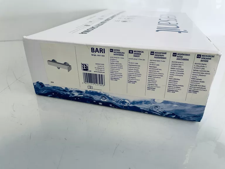 BATERIA PRYSZNICOWA CERSANIT BARI CHROME