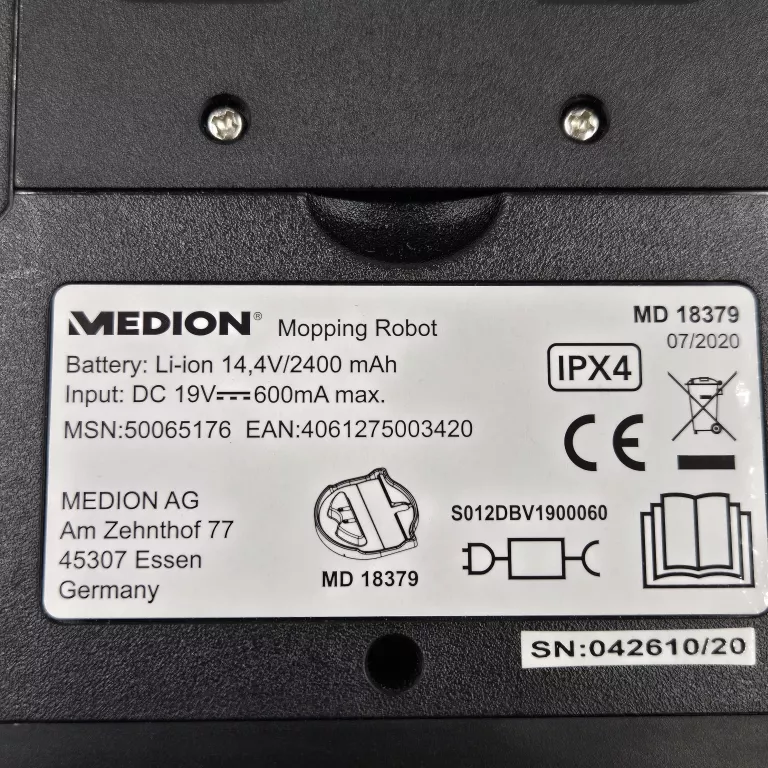 ROBOT SPRZĄTAJĄCY MEDION MD18379