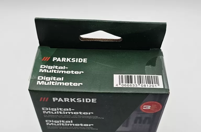 MULTIMETR MIERNIK CYFROWY PARKSIDE KOMPLET
