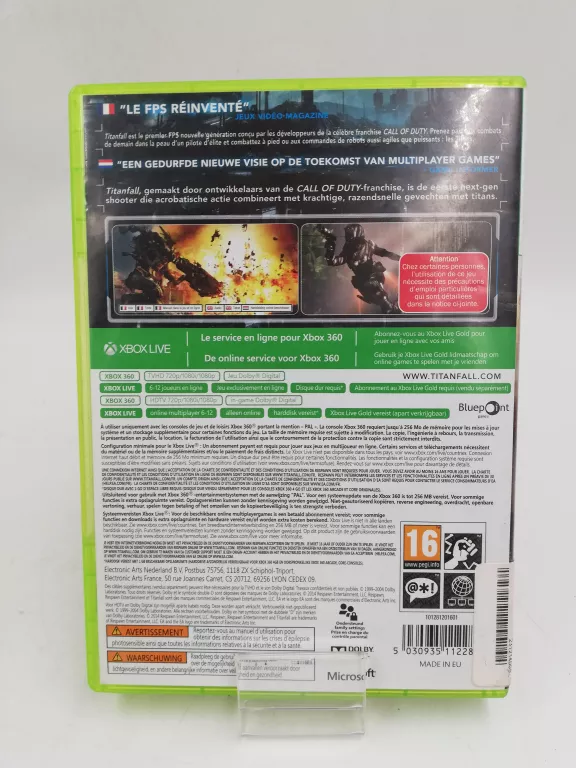 GRA TITANFALL X360 XBOX 360 OPIS!