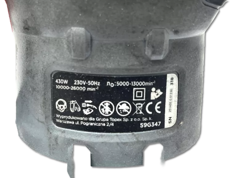 SZLIFIERKA MIMOŚRODOWA GRAPHITE 59G347